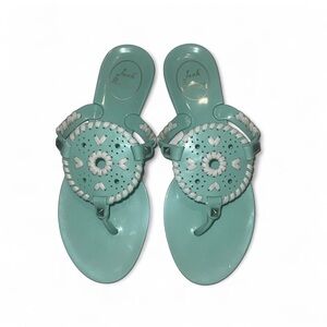 Jack Rogers Jelly Sandals Mint Green